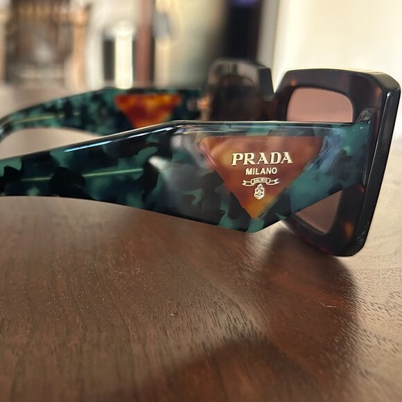 Prada Square Acetate Women's Sunglasses - Picture 1 of 3